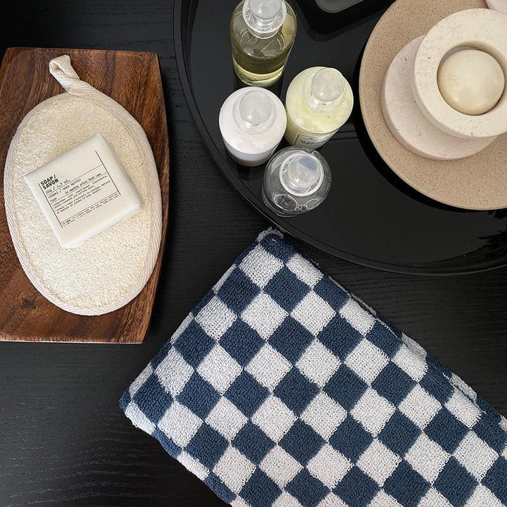 Classic Checkerboard Towel Collection