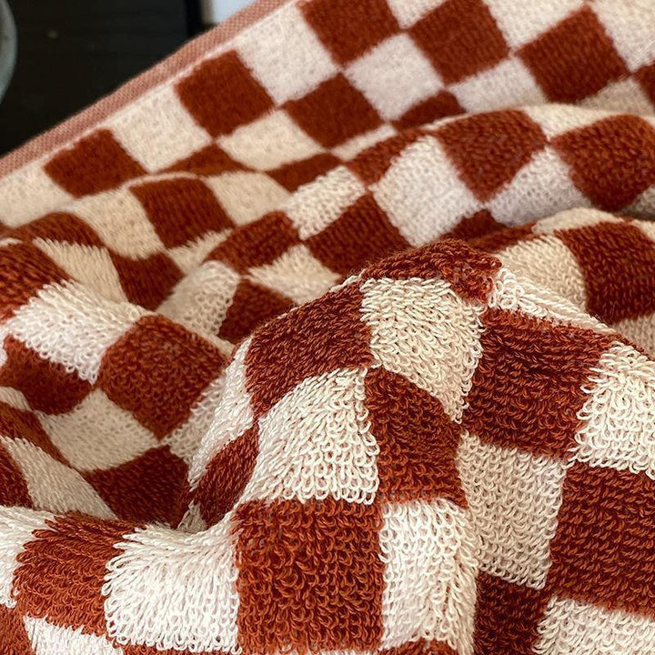 Classic Checkerboard Towel Collection