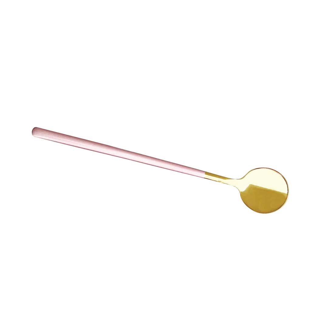Trendy Espresso &amp; Dessert Spoon Set with 4 Pieces