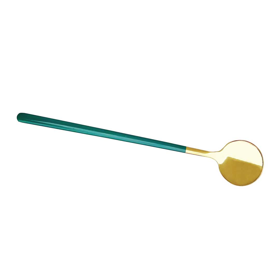 Trendy Espresso &amp; Dessert Spoon Set with 4 Pieces