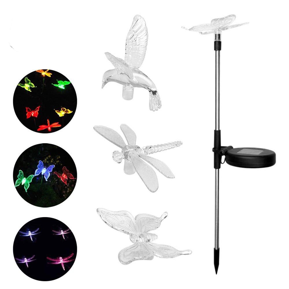 Solar-LED-Garden Lights "colourful Flies"