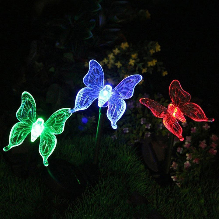 Solar-LED-Garden Lights "colourful Flies"