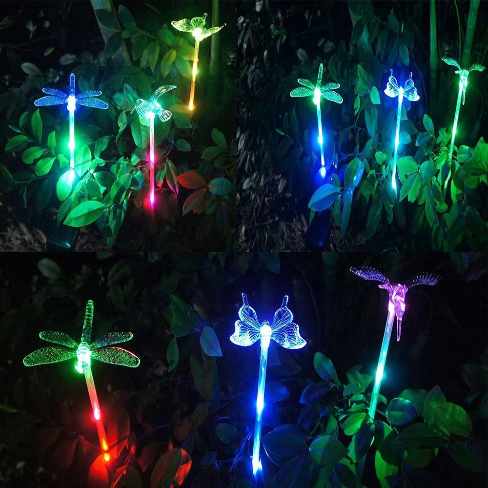 Solar-LED-Garden Lights "colourful Flies"