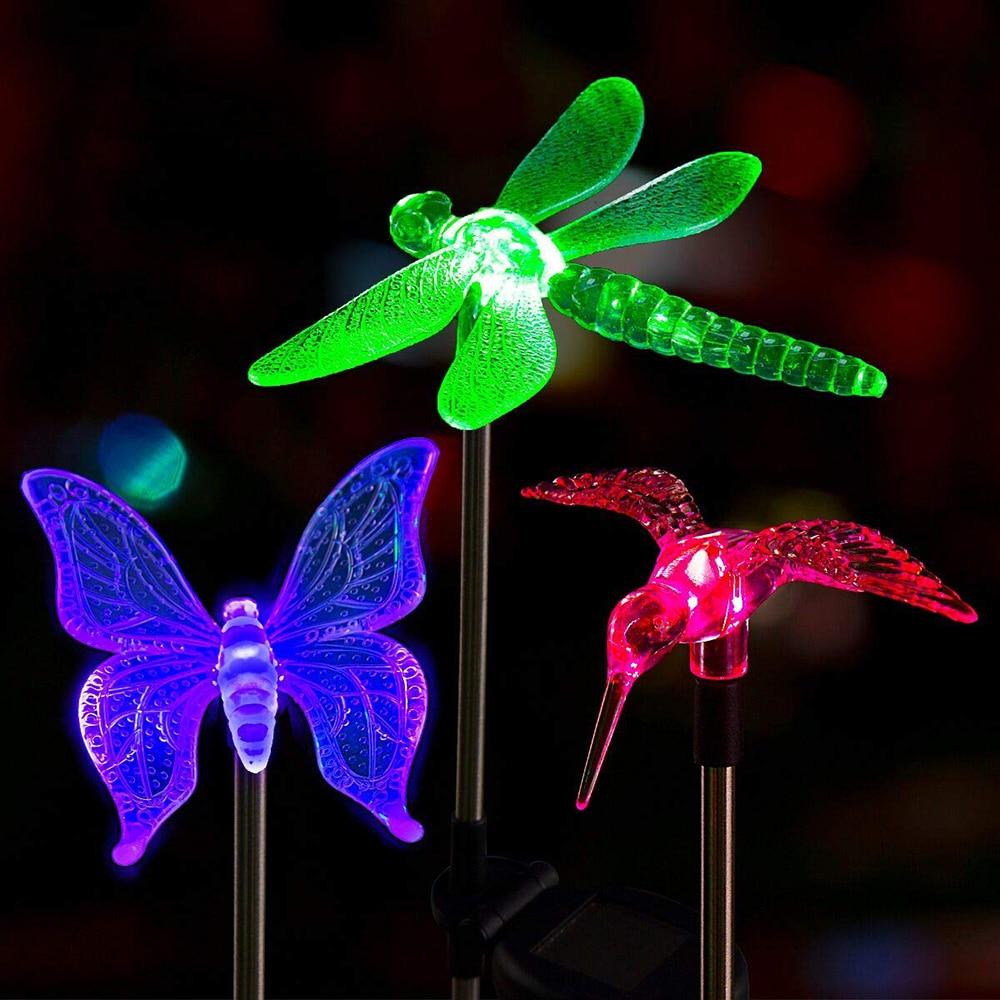 Solar-LED-Garden Lights "colourful Flies"
