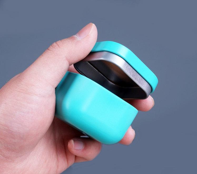 colourful storage box | Small metal tea, candy, pill container