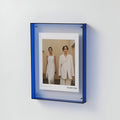 coloured transparent acrylic frame for modern displays