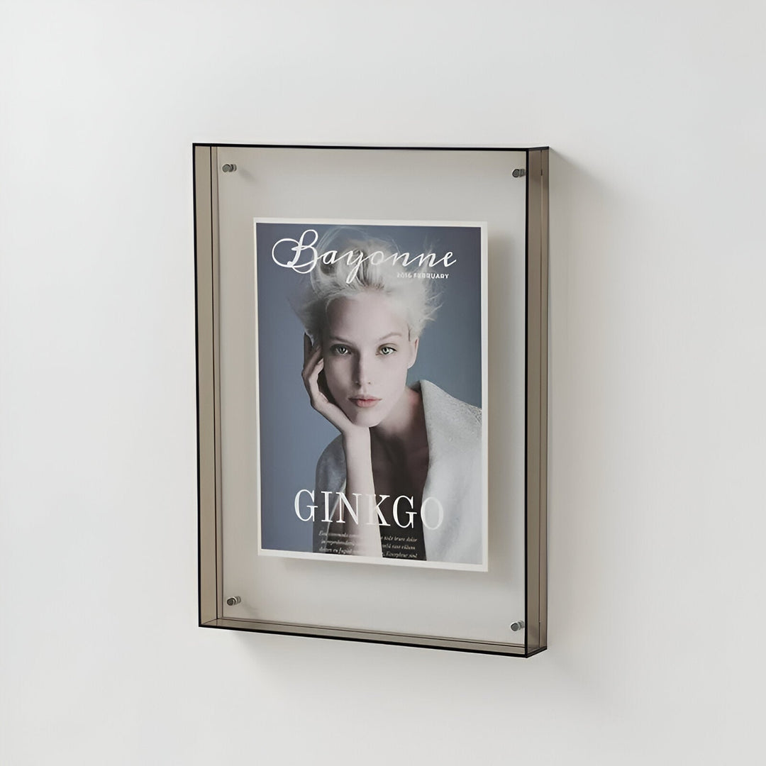 colourful transparent acrylic picture frame