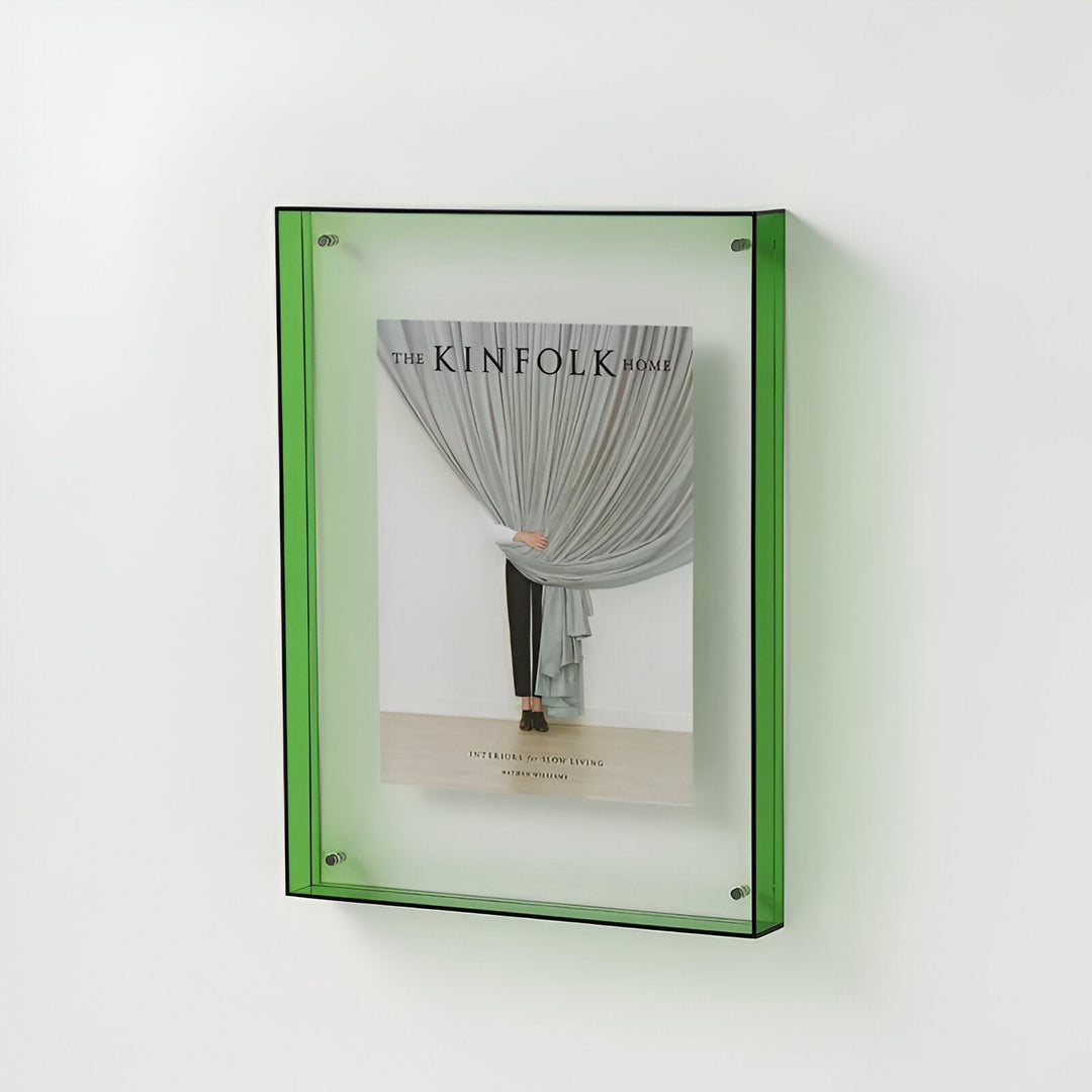 colourful transparent acrylic picture frame