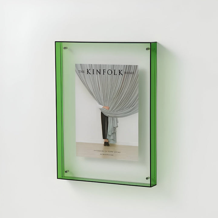colourful transparent acrylic picture frame
