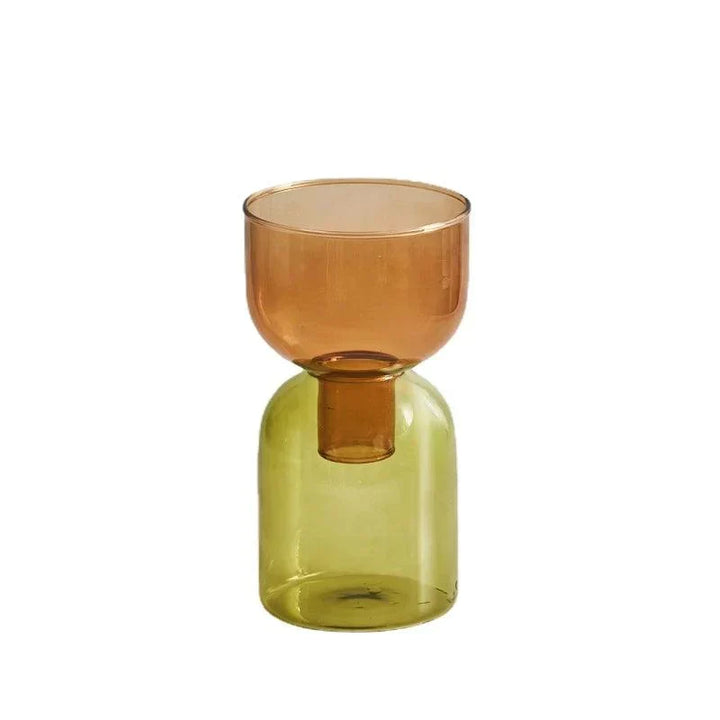 Glass Bodletop Two-Piece Vase