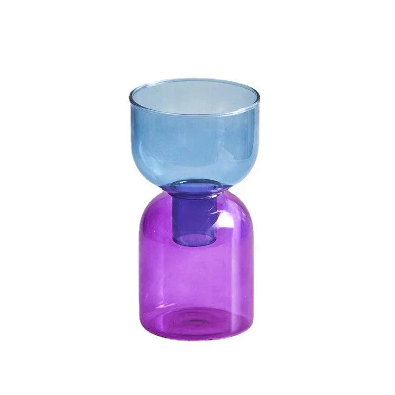Glass Bodletop Two-Piece Vase