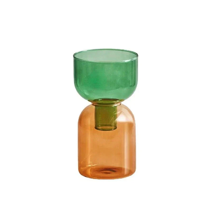 Glass Bodletop Two-Piece Vase