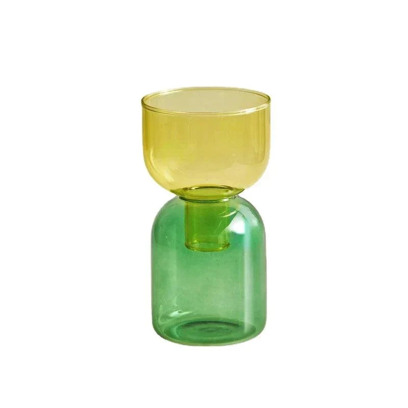 Glass Bodletop Two-Piece Vase