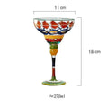colourful Margarita Cocktail Glass