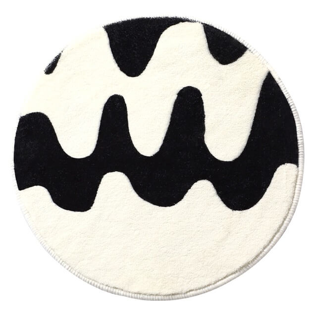 Curvy Checker Mini Tufted Carpet