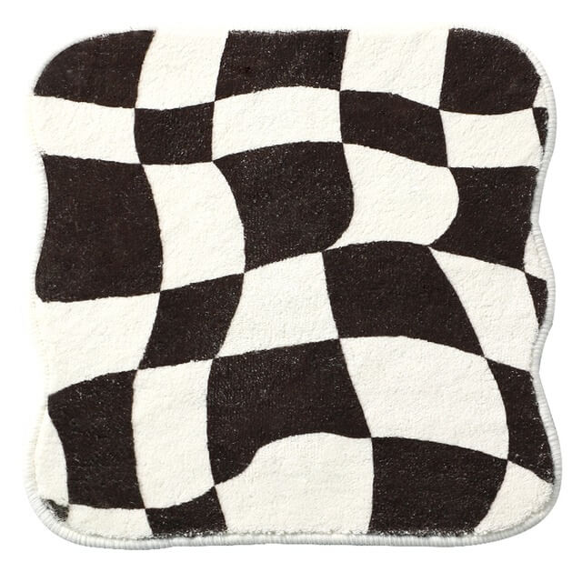 Curvy Checker Mini Tufted Carpet