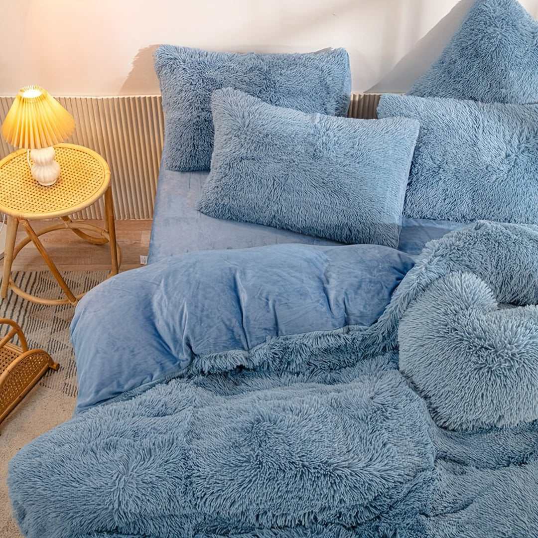 Luxurious Velvet Duvet Cover Set for Ultimate Comfort