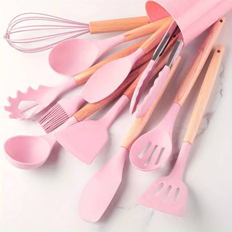 Silicone Kitchen Tools Set – Heat Resistant and Scratch Resistant