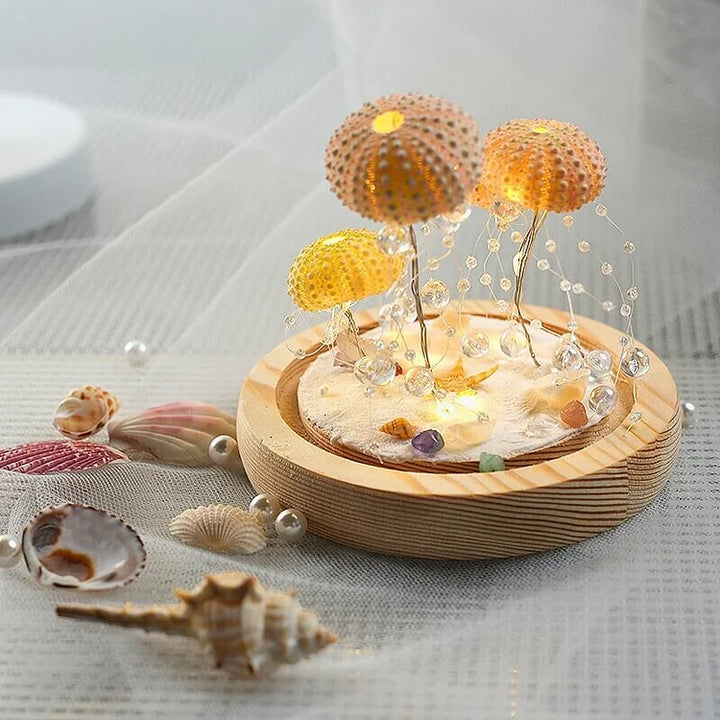 LumiCraft – Unique DIY table lamp with natural sea shell for a cozy décor