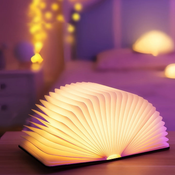 📖 Wood book lamp - For desk study gift decoration light