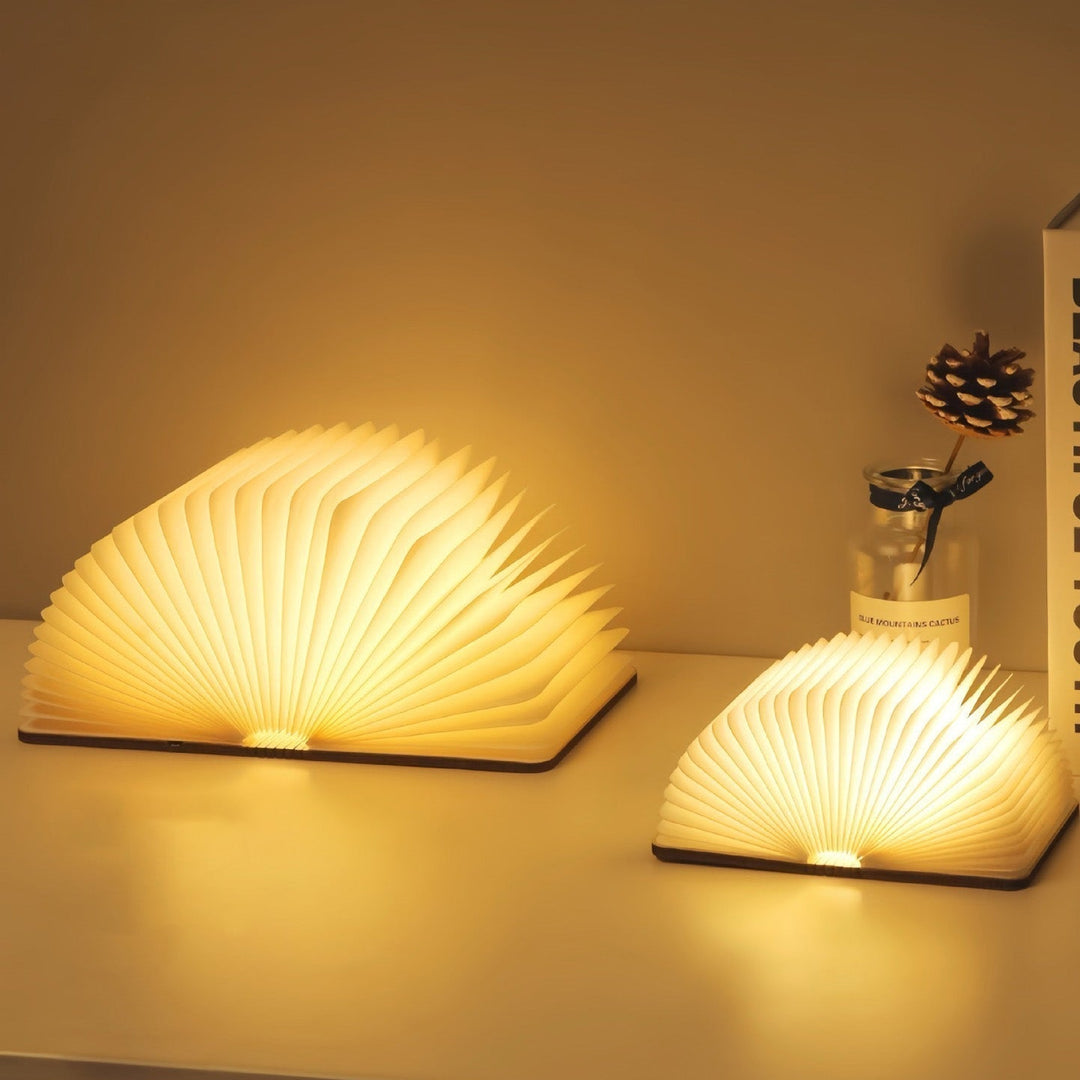 📖 Wood book lamp - For desk study gift decoration light