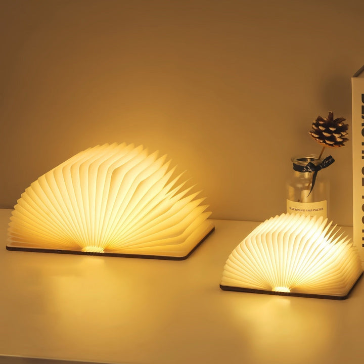 📖 Wood book lamp - For desk study gift decoration light