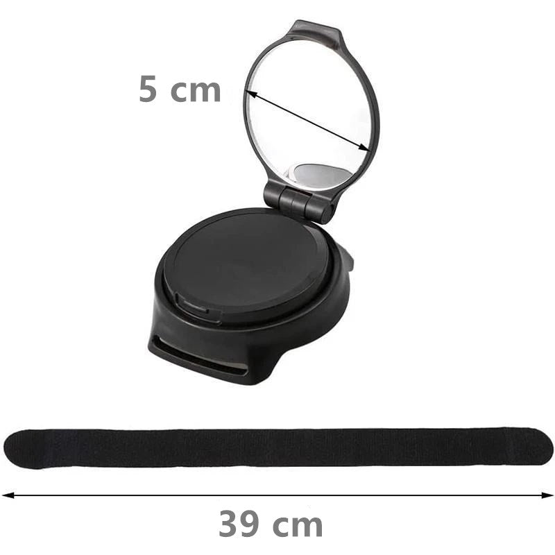 Rearview mirror safety strap for bicycle |