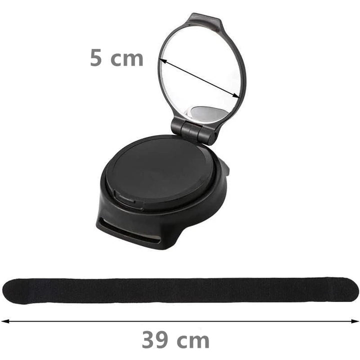 Rearview mirror safety strap for bicycle |