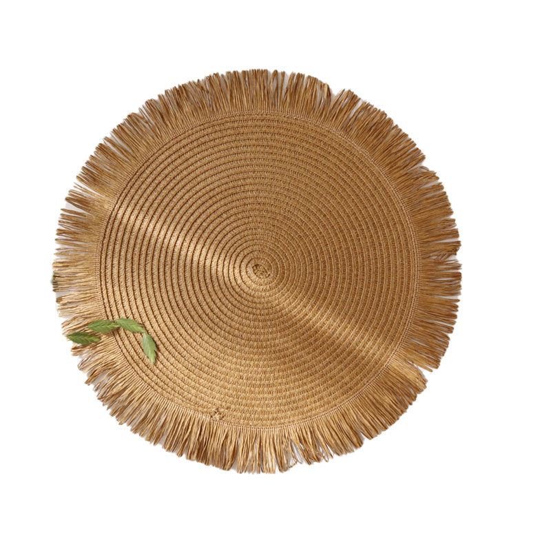 ThermoLuxe | Round braided placemats