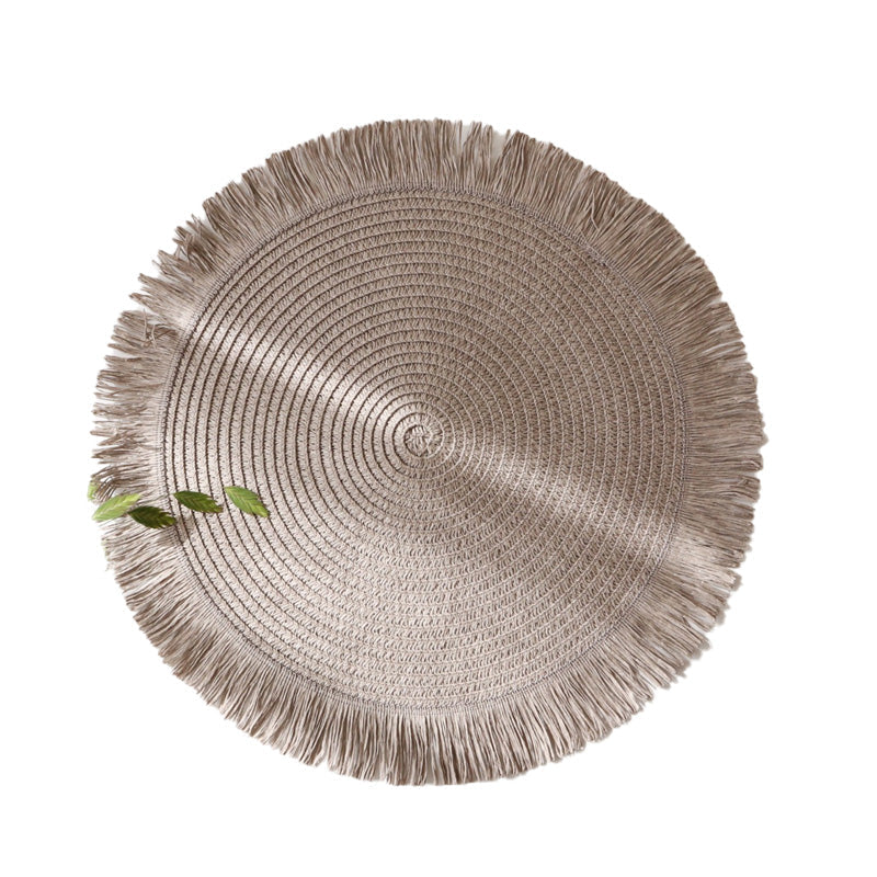ThermoLuxe | Round braided placemats