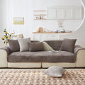 PlushGrip – Non-slip plush sofa cover