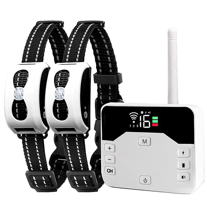 2-in-1 Wireless Dog Fence &amp; Outdoor Training Collar
