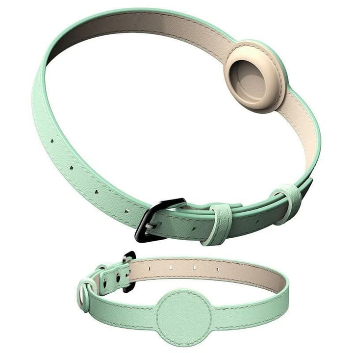 EDOUARD – Elegant dog collar with AirTag holder &amp; weatherproof design