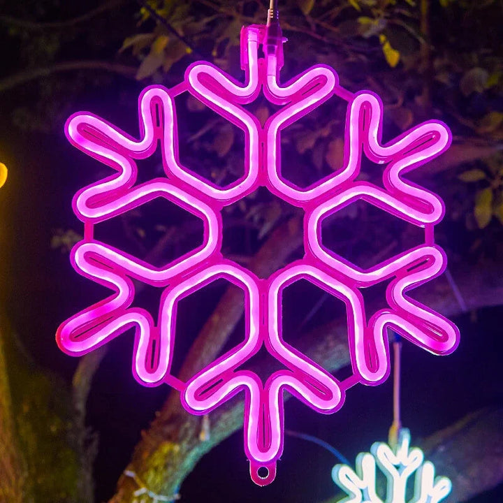 Waterproof LED Snowflake Light for Festive Winter Decoration