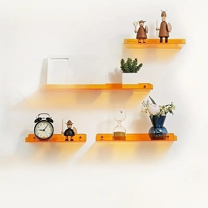 Floating Wall Shelf - Industrial Wall Shelf - Shower Shelf - Shower Board - Blue