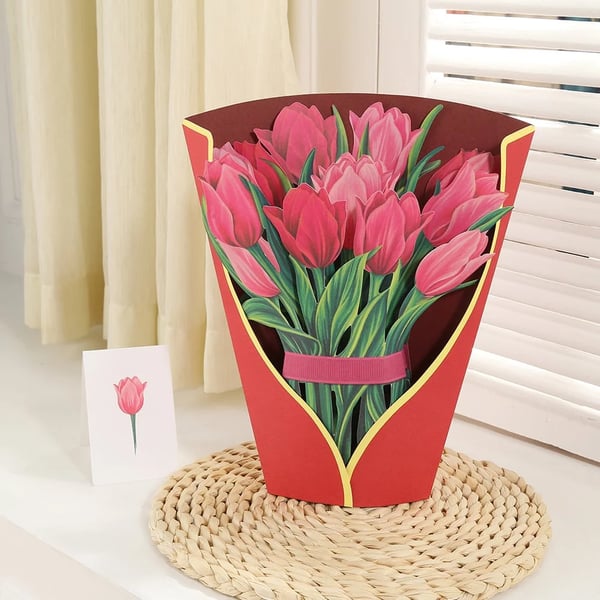 Plastic Pop-up Flower | Incl. Free Gift Cards - Fair