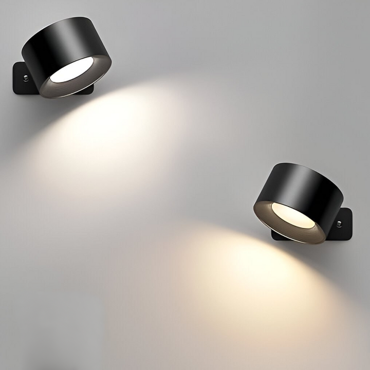 Spotlight Wireless Wall Lamp - 360° Rotation, Dimmable, Rechargeable Wall Light