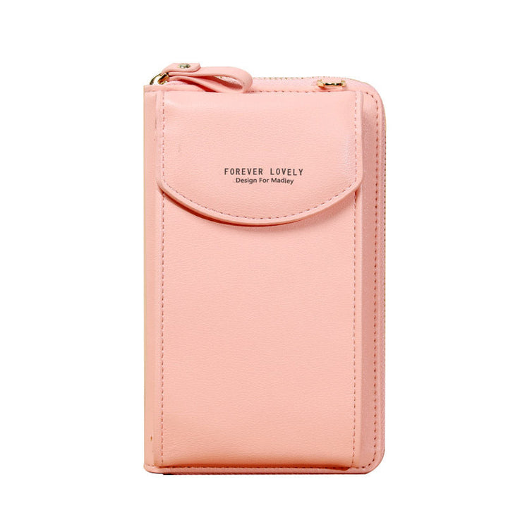 First-class phone case/shoulder bag with zipper |