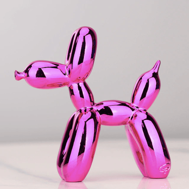 Electroplated Balloon Dog Sculpture