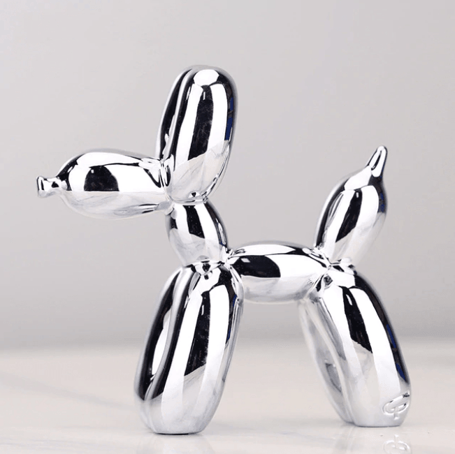 Electroplated Balloon Dog Sculpture