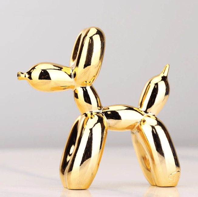 Electroplated Balloon Dog Sculpture