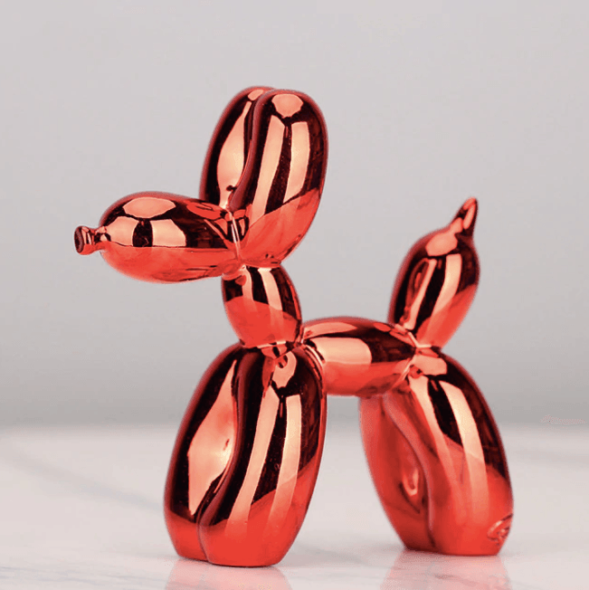 Electroplated Balloon Dog Sculpture