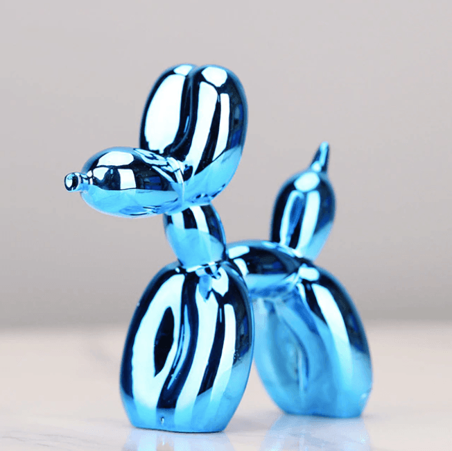 Electroplated Balloon Dog Sculpture