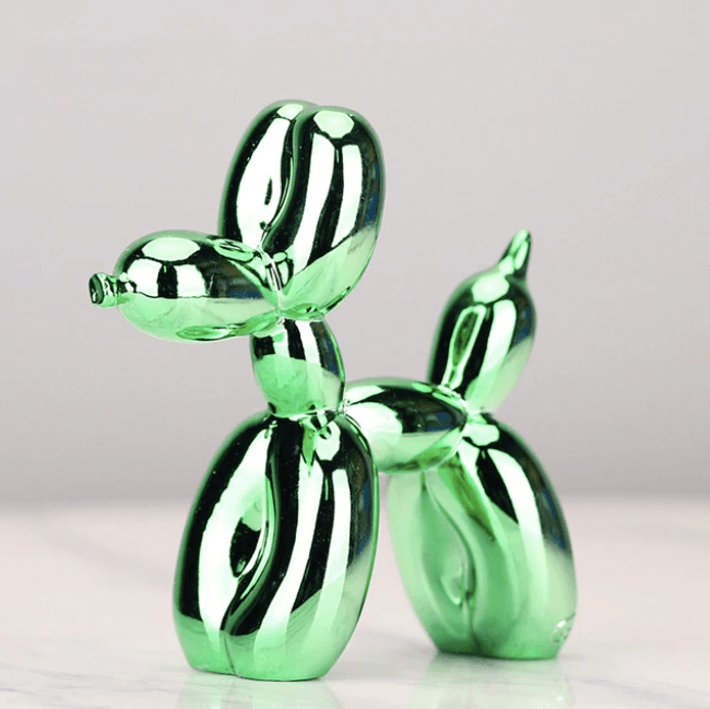Electroplated Balloon Dog Sculpture