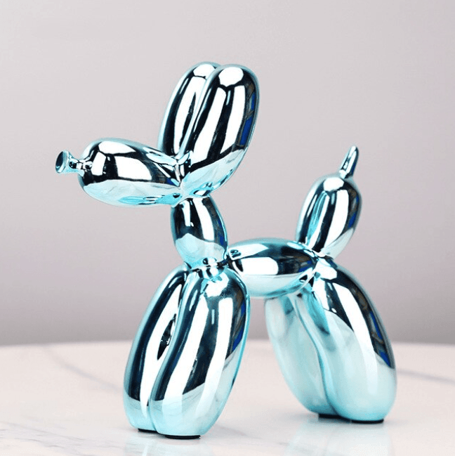 Electroplated Balloon Dog Sculpture
