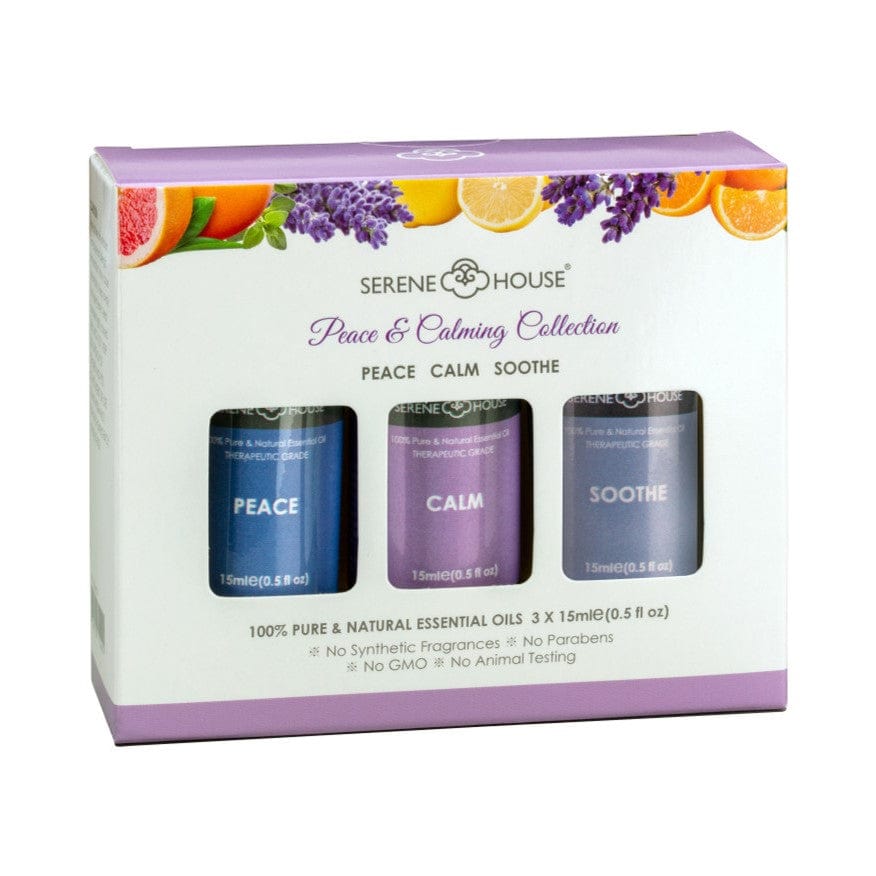 Peace &amp; Calming Set - Natural Essential Oil Gift Set
