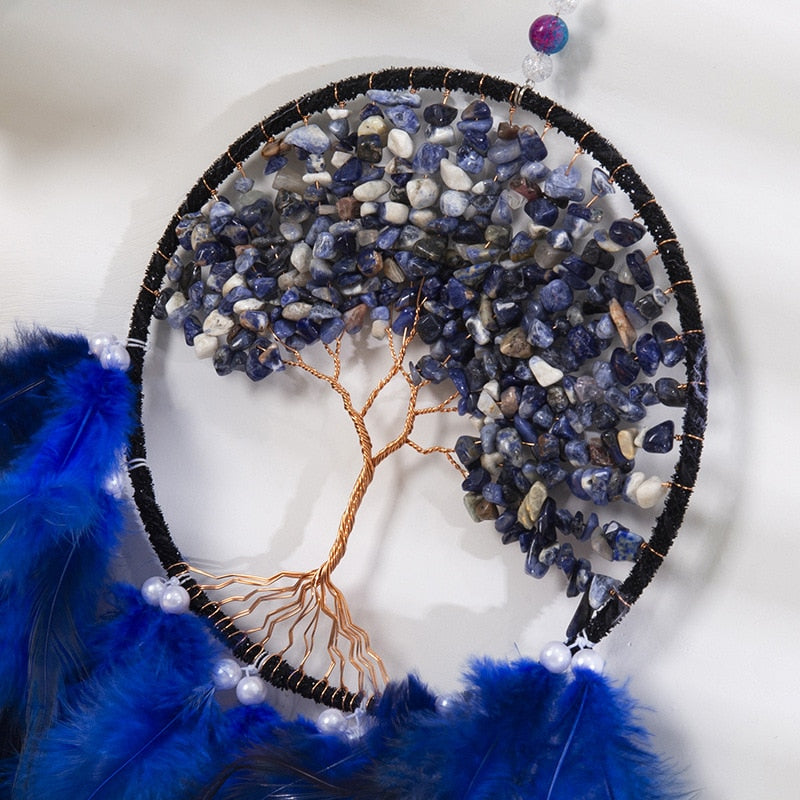 Lapis Lazuli Tree of Life Dreamcatcher