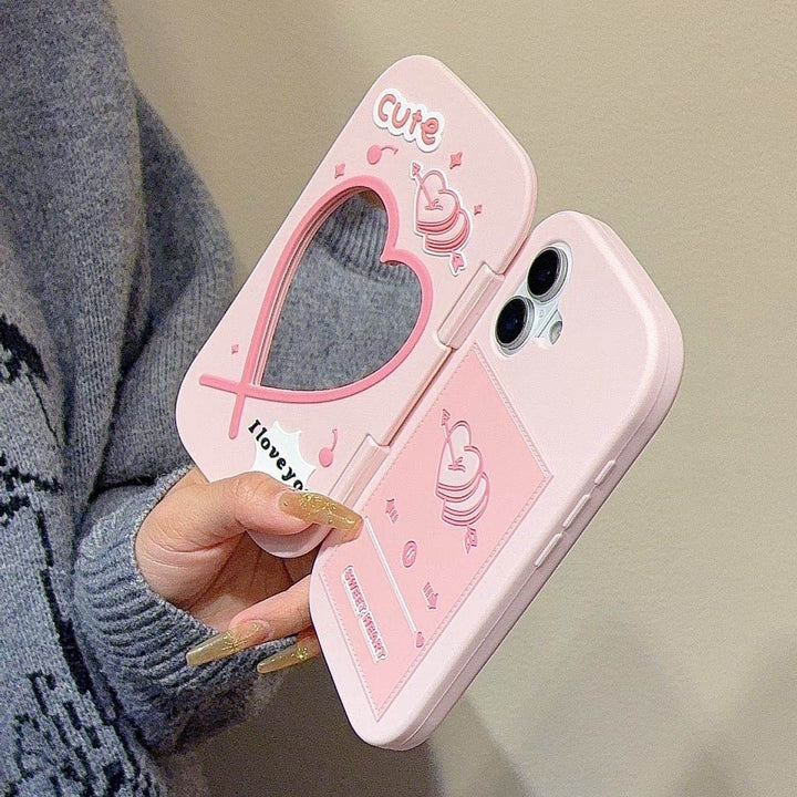 BerryGuard Silicone Mirror Case — All-round safe protection with a stylish mirror for carefree elegance |