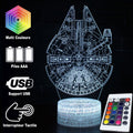 3D Lamp Star Wars Millennium Falcon