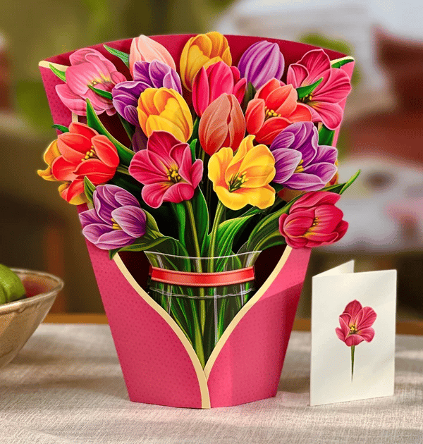 Plastic Pop-up Flower | Incl. Free Gift Cards - Fair